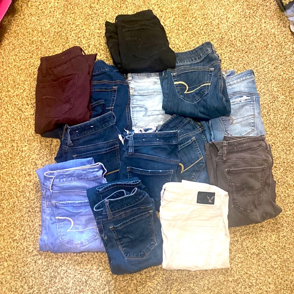 Huge AE jeans lot!! **updated** - Picture 1 of 1